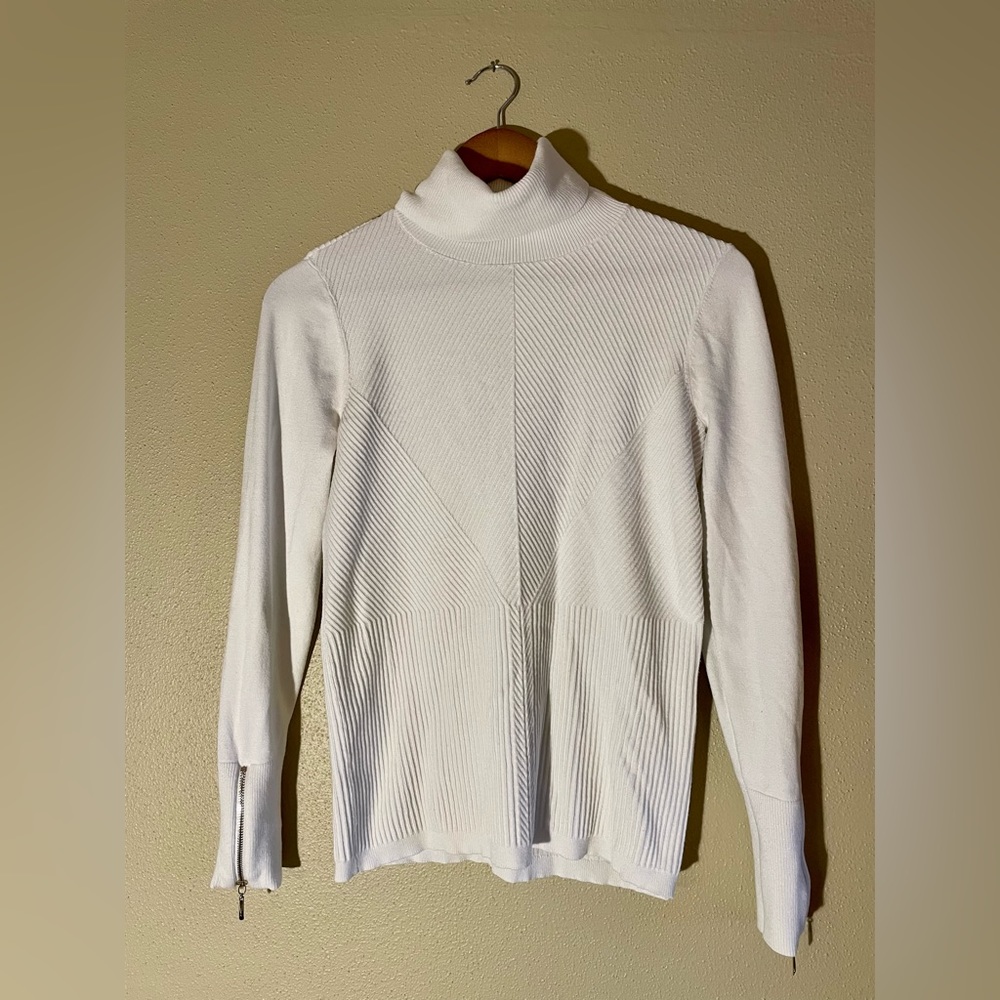 White Turtle Neck Sweater